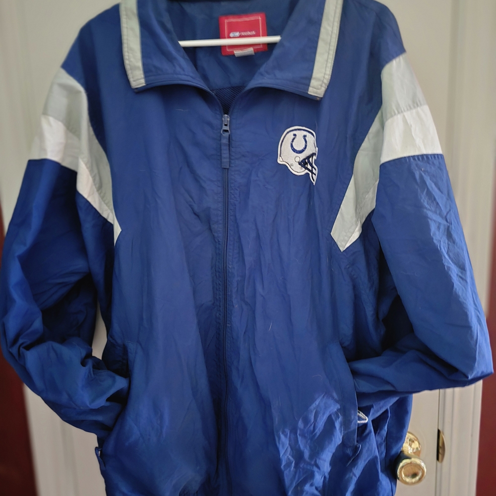 Reebok blue and white Indianapolis Colts Jacket